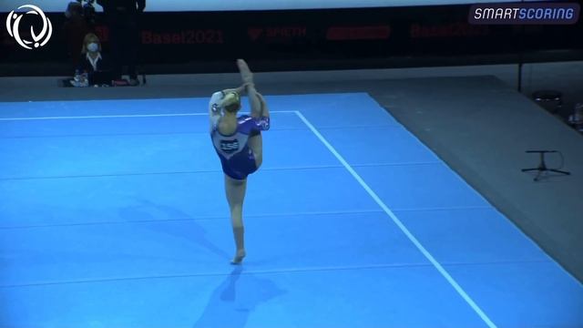 Alice D’Amato ITA Floor 2021 European Championships Quals 12.100 смотреть онлайн
