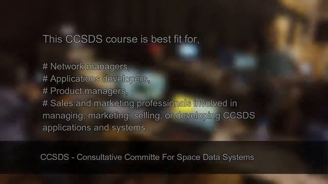 CCSDS Training, Consultative Committee for Space Data Systems, Systems Engineering Training, смотреть онлайн