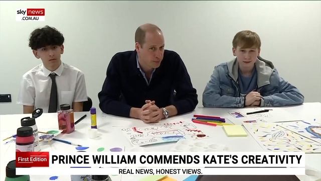‘My wife is the arty one’: Prince William commends Kate’s creativity смотреть онлайн