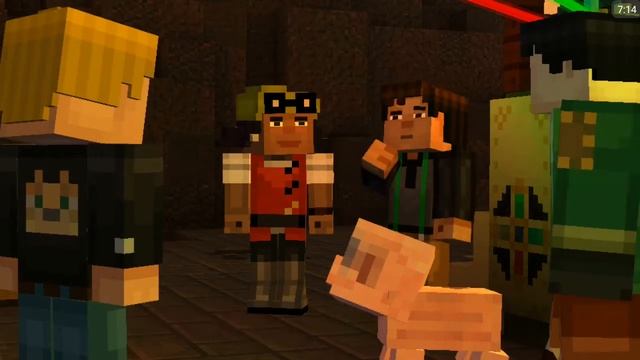 Minecraft: Story Mode》Эпизод 1》Финал #4 смотреть онлайн