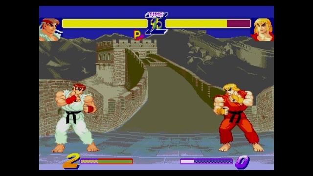 Street Fighter Zero SGDK Port WIP#1 (Mega Drive / Sega Genesis) смотреть онлайн