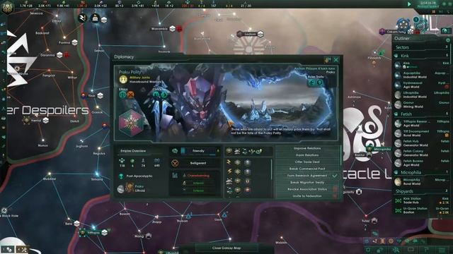 Totally Inappropriate Stellaris - E13) Late Night Influence Gain смотреть онлайн