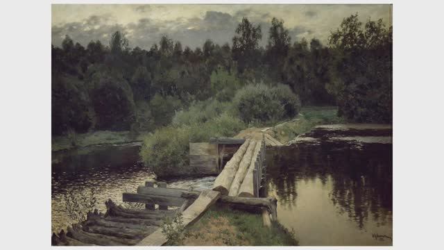 Исаак Левитан. "У омута". 1892 смотреть онлайн