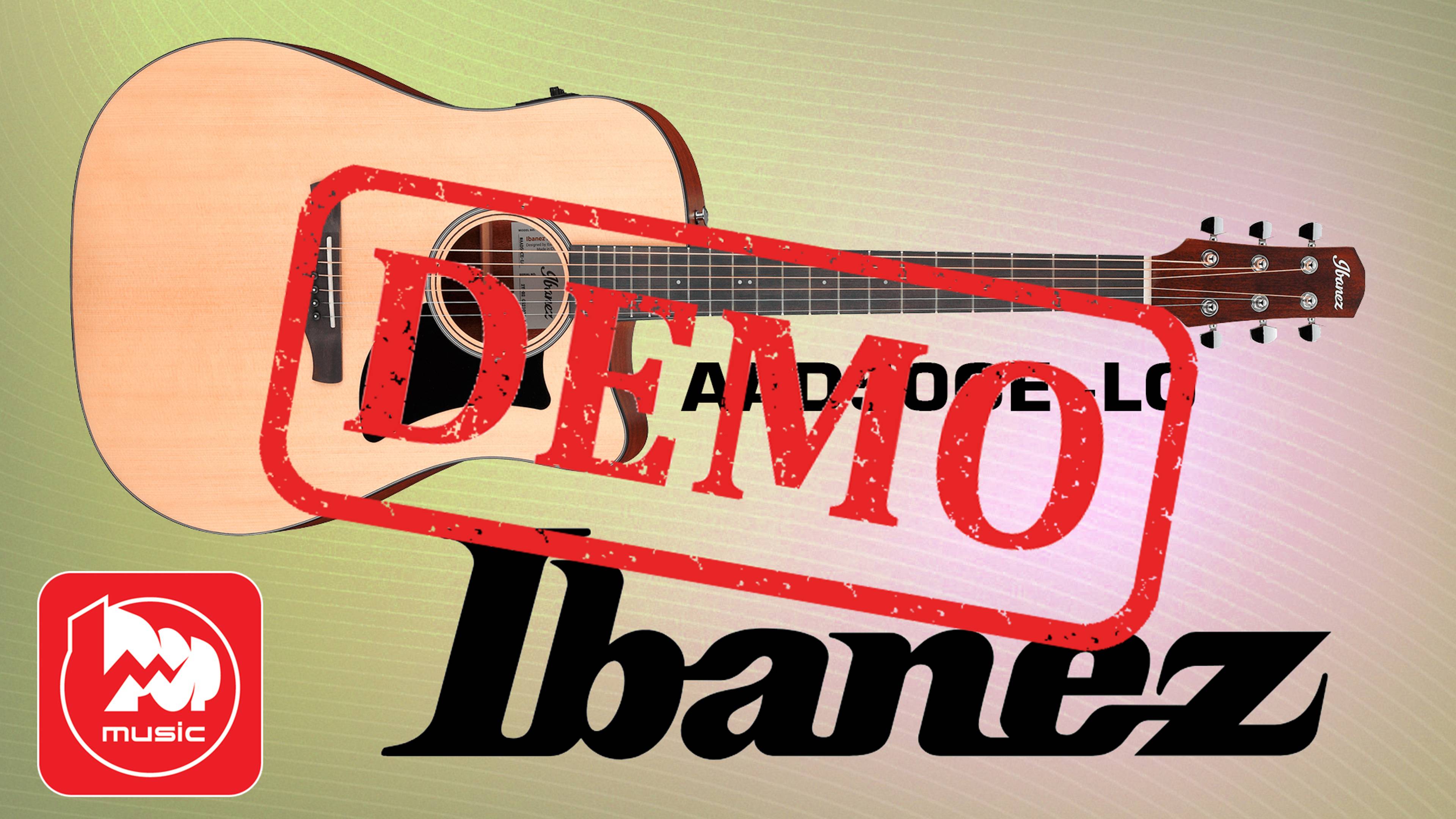 Электроакустика IBANEZ AAD50CE-LG - демонстрация звучания смотреть онлайн