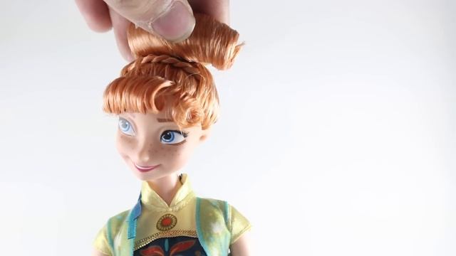 Disney Frozen Fever Birthday Party Anna Doll Review смотреть онлайн