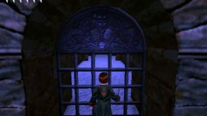 Прохождение Гарри Поттер и Тайная Комната. Зимний двор (Ночь)