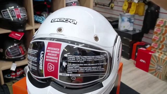 Мотошлем модуляр флипбек Beon B-707 Stratos смотреть онлайн