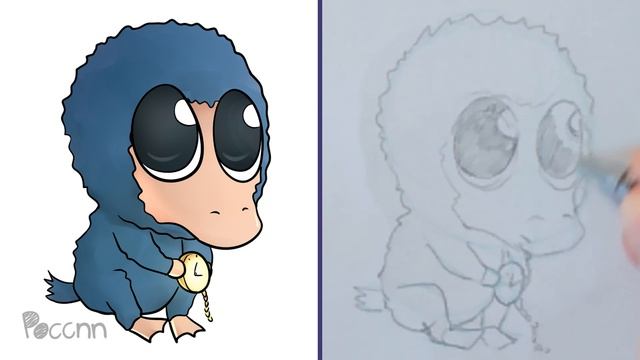 Cómo dibujar a Escarbato Chibi (Animales Fantásticos) смотреть онлайн