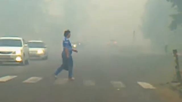 пожары вокруг лесосибирска летом 2012г. Город затянуло дымом смотреть онлайн