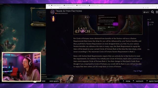 Trade & Item Factions in Last Epoch | Merchants Guild or Circle of Fortune смотреть онлайн