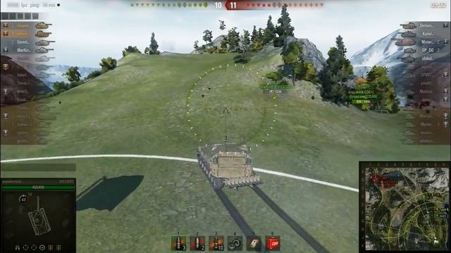 World of Tanks - M53/M55 - Ace Tanker - Gore's medal - High caliber - Last one standing смотреть онлайн