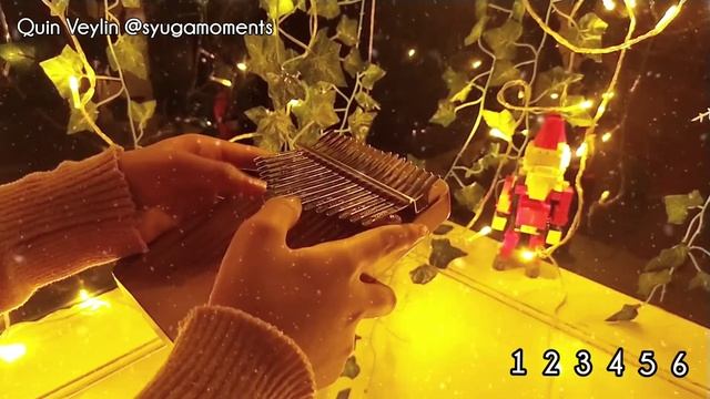 Santa Claus is comin to town - Christmas song [kalimba cover with tabs] смотреть онлайн