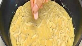 Вкуснее, чем пицца! Просто нарежьте лаваш и добавьте 3 яйца! Быстрый и Вкусный Завтрак за 5 минут! смотреть онлайн