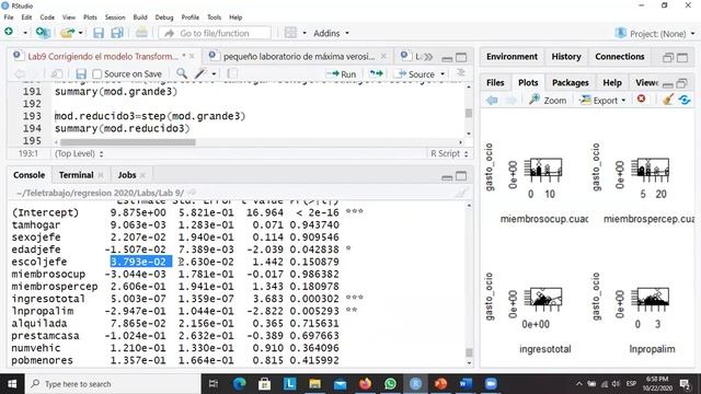Lab 9 Corrigiendo del modelo con Transformaciones смотреть онлайн