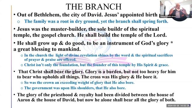 Faithful Servant Church Of God In Christ Presents Monday Manna Entitled, "The Messianic Priest-King смотреть онлайн