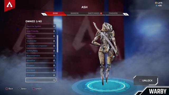ALL Ash Skins Showcase - Apex Legends
