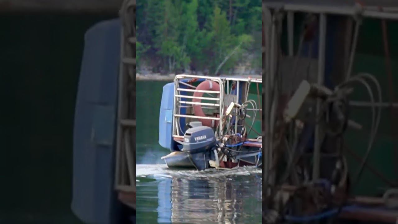 Мотор 15 л.с. на тяжелом катере. Как это поедет? смотреть онлайн