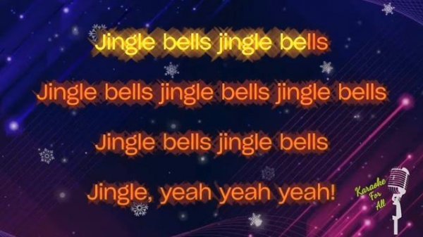 Jingle Bells - Glee Cast (Christmas Song) Karaoke Version
