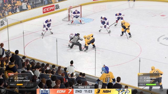 NHL LIVE🔴 Edmonton Oilers Vs Nashville Predators - 17th October 2023 | NHL Full Match - NHL 24