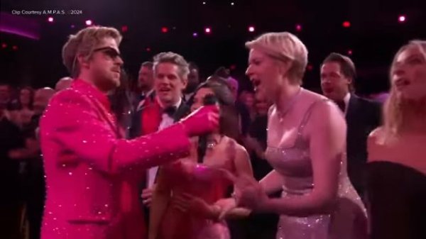 Ryan Gosling sings 'I'm Just Ken' at the 96th Oscars with Slash
