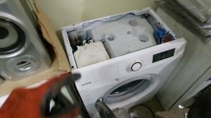 Gorenje. Горение замена подшипников. Обзор стиральной машинки.