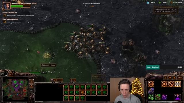 StarCraft 2: NIGHTMARE Difficulty Heart of the Swarm! (Ep. 24) смотреть онлайн