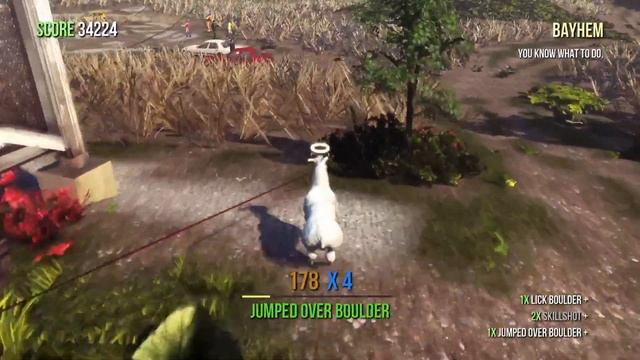 Dodge This 🏆 trophy. Goat Simulator on PS4. (Trophy Tip in description) смотреть онлайн