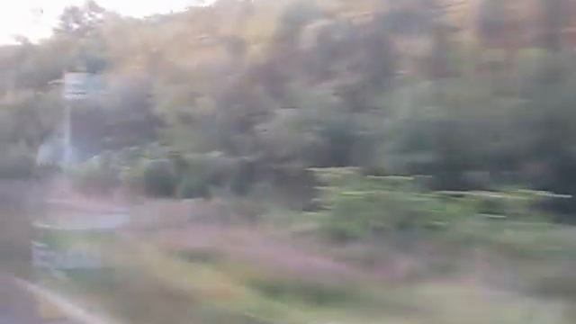 участок Энем - Горячий Ключ из окна поезда №102