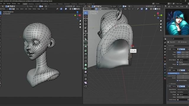 그웬 3D 캐릭터 팬아트 타임랩스 Gwen 3D Character Timelapse смотреть онлайн