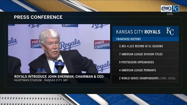 New Royals owner John Sherman: 'I love Kansas City and I love baseball' смотреть онлайн