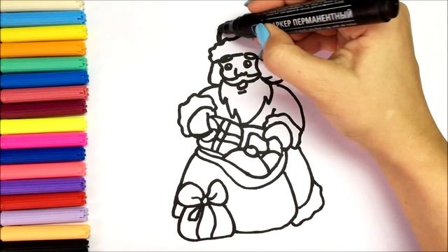 Сурет салып уйрену | Сурет салу Аяз ата | Bolajon Qor Bobo Rasm Chizish