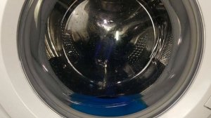 Experiment - Brutal Overfilled with Blue Water and Door Opening - Washing Machine