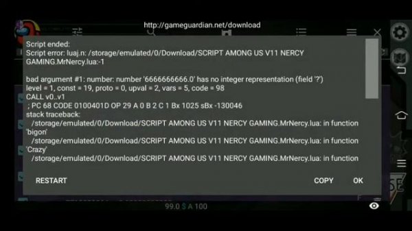 Script Among us?? | Gameguardian | Watch this!!