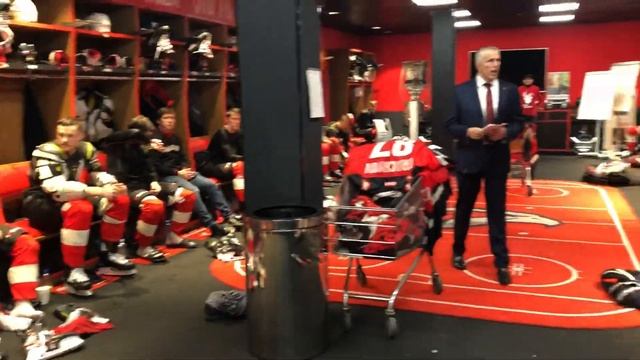 Раздевалка после победы над рижским «Динамо» 4:1 смотреть онлайн