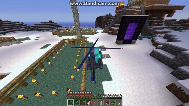 Minecraft Mod Helicopter смотреть онлайн