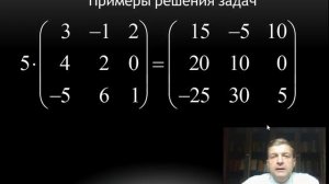 01 Матрицы  Операции над матрицами