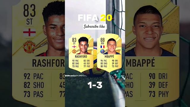 Mbappe 🆚 Rashford 🐢💥 امپابه مقابل رشفورد #fifa #fc24 #mbappe #rashford смотреть онлайн