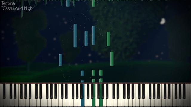 Terraria - "Overworld Night" Piano Cover смотреть онлайн