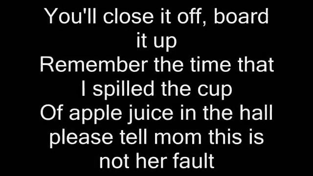 Adams Song Lyrics (blink182 Cover) - Last Page First