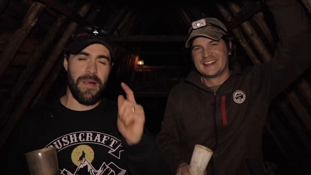 Viking Camp - First Night in the Viking House: Bushcraft Project (PART 7) смотреть онлайн