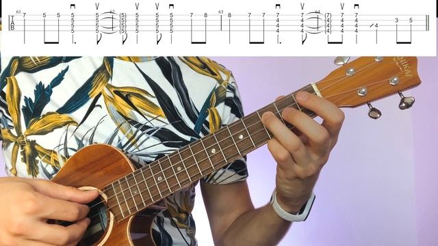 Отель калифорния как играть на укулеле/hotel california tutorial how to play ukulele смотреть онлайн