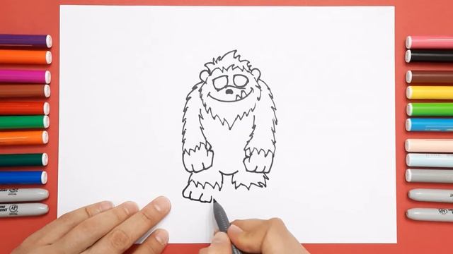 How To Draw A Cute Yeti Easy