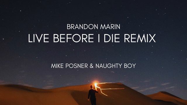 Naughty Boy, Mike Posner - Live Before I Die (Brandon Marin Remix) смотреть онлайн