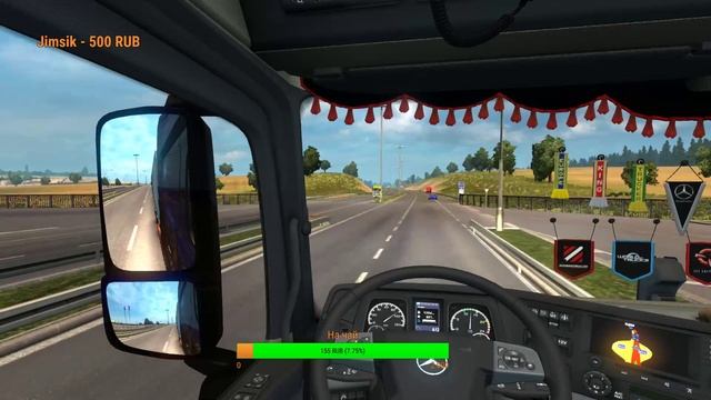 Euro Truck Simulator 2 эвент 90км трудимся эвент делаем смотреть онлайн