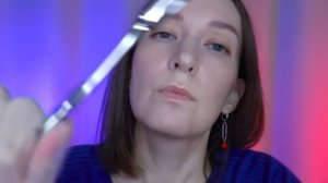 Асмр Невролог: Влажный, Теплый, Волосяной Сенсорный Осмотр лица + Мерки / Sensory ASMR face test