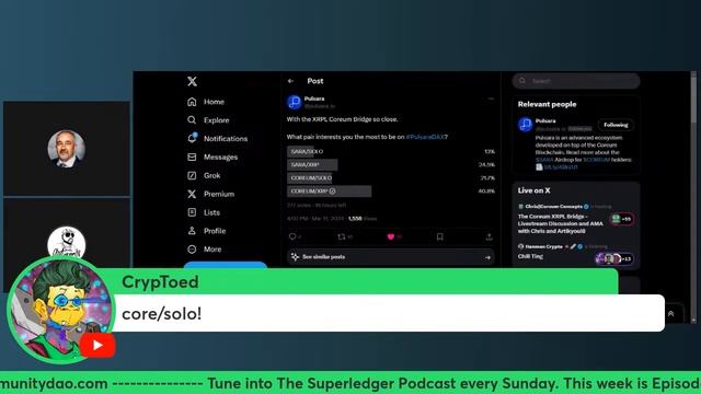 The Coreum XRPL Bridge - Livestream Discussion and AMA смотреть онлайн