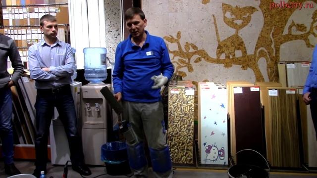 Семинар "Школа мастерства Forbo Eurocol Expert", часть 3 (практика нивелирование основания, клея) смотреть онлайн