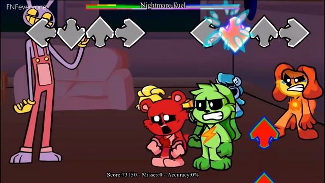 FNF new Smiling Critters Vs All Amazing Digital Circus sing Nightmare -Poppy Playtime Chapter 3 Mod смотреть онлайн