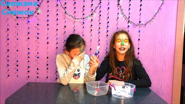 🖍 ЧЕЛЛЕНДЖ 3 МАРКЕРА РАЗУКРАСЬ ЛИЦО 😜 / Face Painting Challenge /#makeup смотреть онлайн