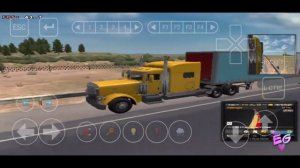 ATS (American Truck Simulator) | Android (Winlator) gameplay first ride | Snapdragon 730